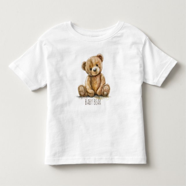 T-shirt Pour Les Tous Petits Baby Teddy Bear (Devant)