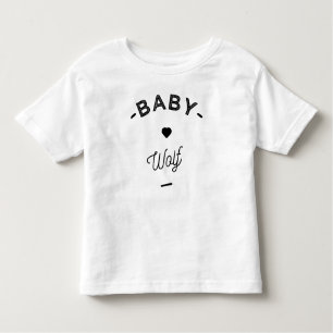 T-shirt Pour Les Tous Petits Baby wolf