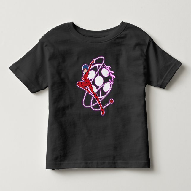 T-shirt Pour Les Tous Petits Badge de Ladybug (Devant)