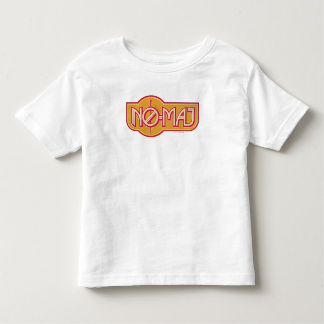 T-shirt Pour Les Tous Petits Badge rouge et jaune NO-MAJ™ (Devant)