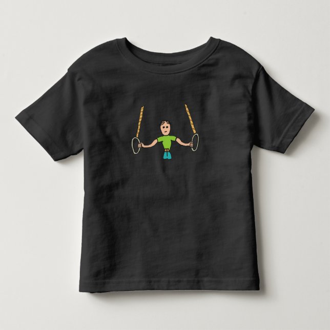 T-shirt Pour Les Tous Petits Bagues gymnastiques (Devant)