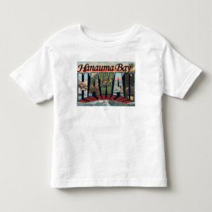 T-shirt Pour Les Tous Petits Baie de Hanauma, Hawaï - grandes scènes de lettr
