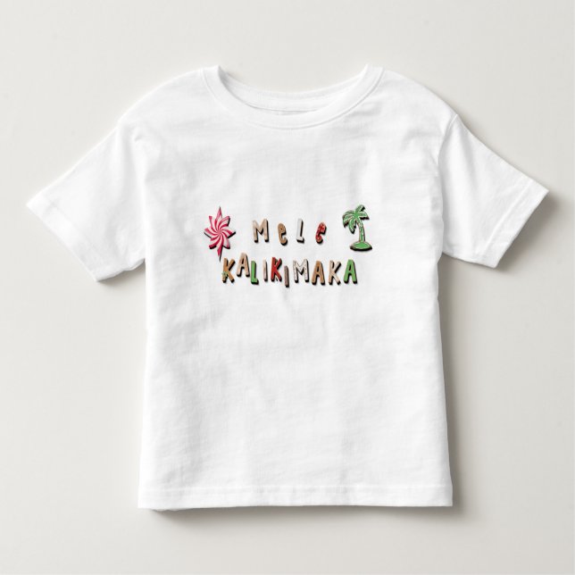 T-shirt Pour Les Tous Petits Bains d'épices hawaïens Cookies et bonbons (Devant)