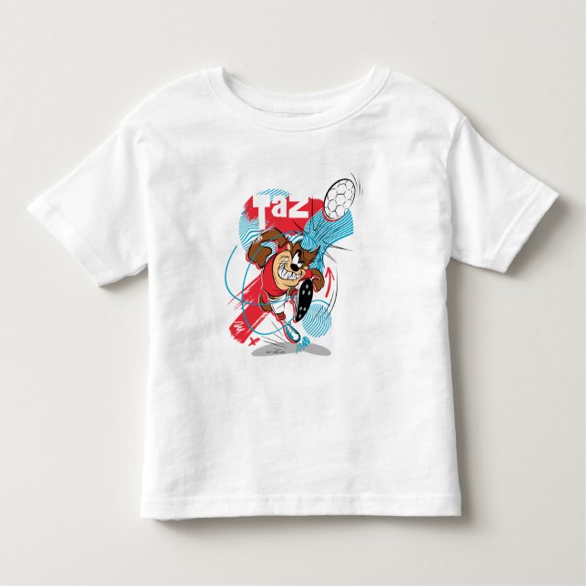 T-shirt Pour Les Tous Petits Bal de soccer TAZ™ (Devant)