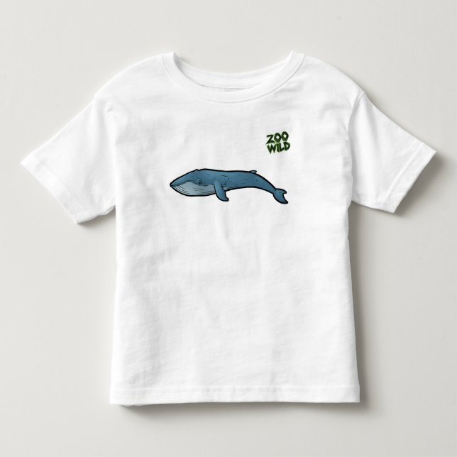T-shirt Pour Les Tous Petits Baleine bleue (Devant)