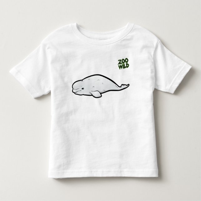 T-shirt Pour Les Tous Petits Baleine de beluga (Devant)