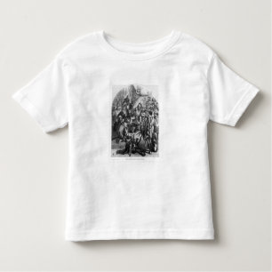T-shirt Pour Les Tous Petits Baliol faisant l'hommage pour la couronne de