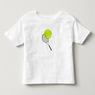 T-shirt Pour Les Tous Petits Balle de tennis et raquette