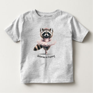 T-shirt Pour Les Tous Petits Ballerina d'aquarelle mignonne en formation