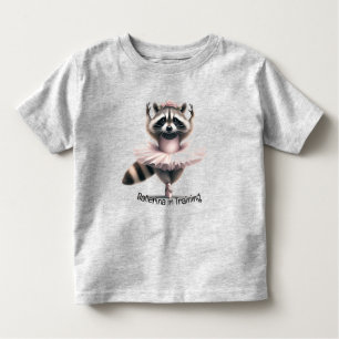 T-shirt Pour Les Tous Petits Ballerina d'aquarelle mignonne en formation