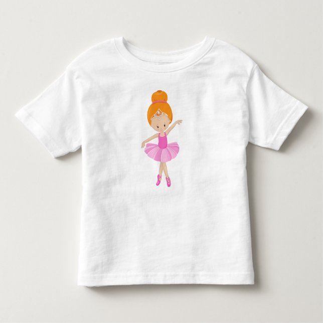 T-shirt Pour Les Tous Petits Ballerina, Fille de ballet, Danseur de ballet, Che (Devant)