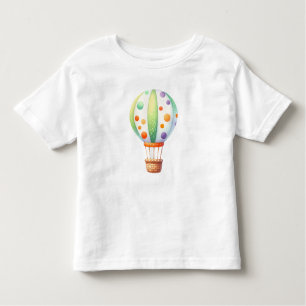 T-shirt Pour Les Tous Petits Ballons à air chaud jouant
