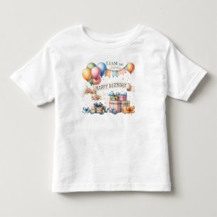 T-shirt Pour Les Tous Petits Ballons Ourson Enfants Photo Anniversaire