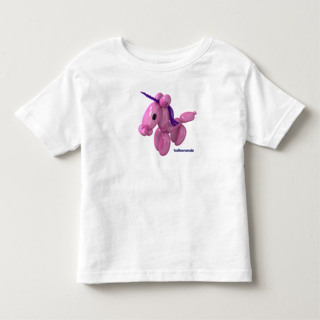 T-shirt Pour Les Tous Petits Balloonimals Maggie la licorne ! (Devant)