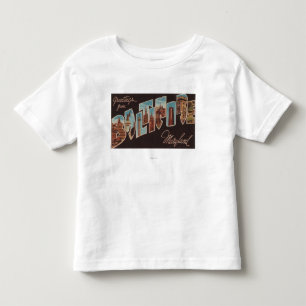 T-shirt Pour Les Tous Petits Baltimore, le Maryland - grandes scènes 3 de