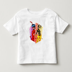 T-shirt Pour Les Tous Petits Bande dessinée Ladybug et Vesperia