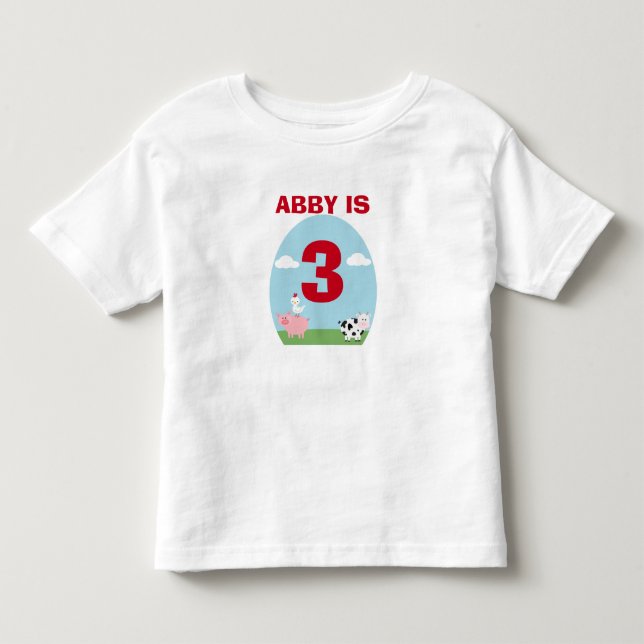 T-shirt Pour Les Tous Petits Barnyard Bash (Devant)