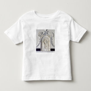 T-shirt Pour Les Tous Petits Bas-soulagement de Madonna et d'un enfant (marbre)