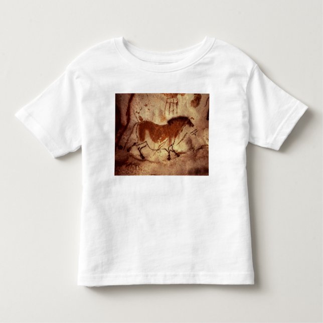 T-shirt Pour Les Tous Petits Basculez la peinture d'un cheval, c.17000 AVANT (Devant)