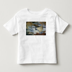 T-shirt Pour Les Tous Petits Basculez la peinture d'un taureau avec de longs