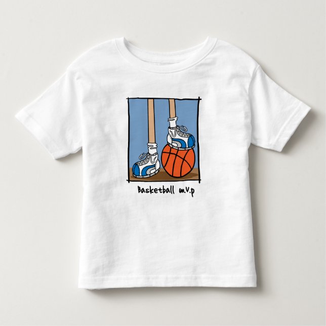 T-shirt Pour Les Tous Petits basket-ball (Devant)
