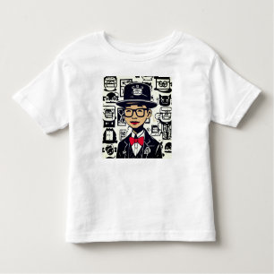 T-shirt Pour Les Tous Petits Basquiat Inspiré Mode : Tee graphique pour l'art L