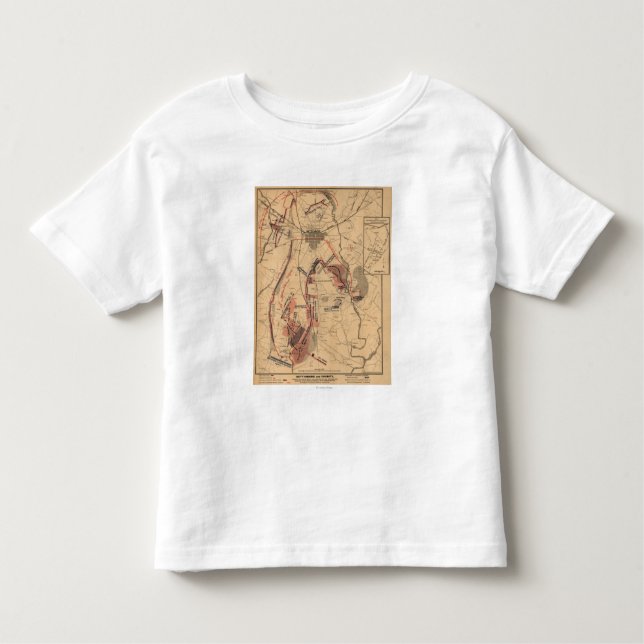 T-shirt Pour Les Tous Petits Bataille de Gettysburg 4 (Devant)