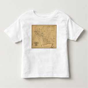 T-shirt Pour Les Tous Petits Bataille de Shiloh - carte panoramique 2 de guerre