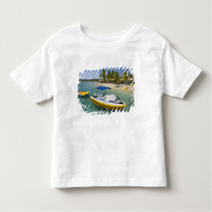 T-shirt Pour Les Tous Petits Bateau à moteur et banane