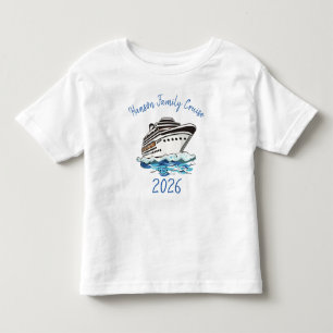 T-shirt Pour Les Tous Petits Bateau de croisière personnalisé