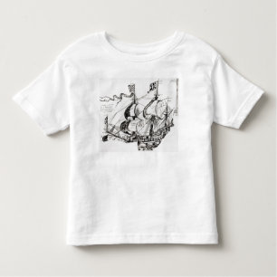 T-shirt Pour Les Tous Petits Bateau de Jacques Cartier, 'Rarete Indes