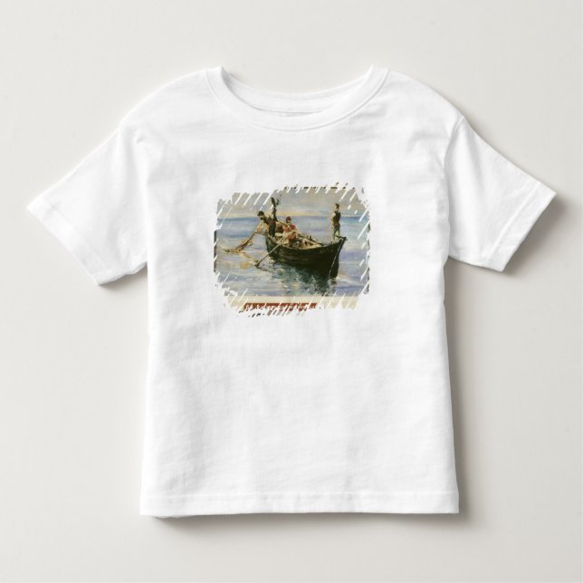 T-shirt Pour Les Tous Petits Bateau de pêche de Henri De Toulouse-Lautrec |, (Devant)