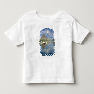 T-shirt Pour Les Tous Petits Bateau-excursion à quai au lac Two Medicine de Gl