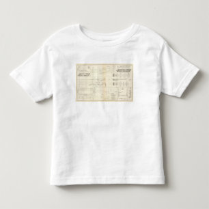 T-shirt Pour Les Tous Petits Bateaux de dessins, ponts, chariots, projectiles