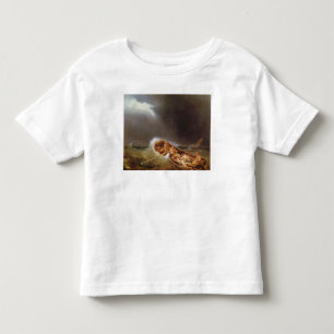 T-shirt Pour Les Tous Petits Bateaux de Dieppe retournant de la pêche