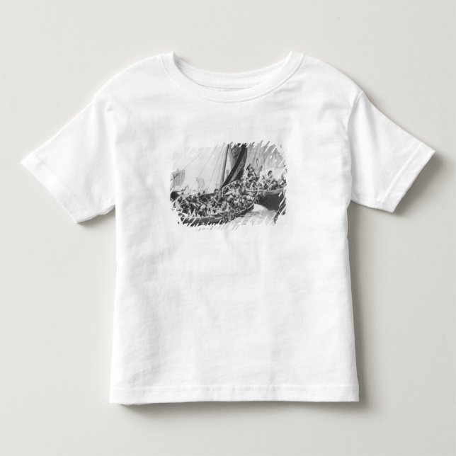 T-shirt Pour Les Tous Petits Bateaux de Viking (Devant)