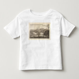 T-shirt Pour Les Tous Petits Bateaux des Anglais mettant le feu chez le Tahiti