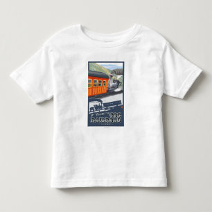 T-shirt Pour Les Tous Petits Bâti Washington, nouveau chemin de fer de