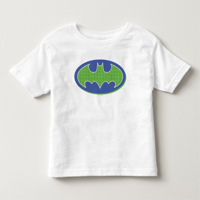 T-shirt Pour Les Tous Petits Batman | Symbole pourpre et vert (Devant)