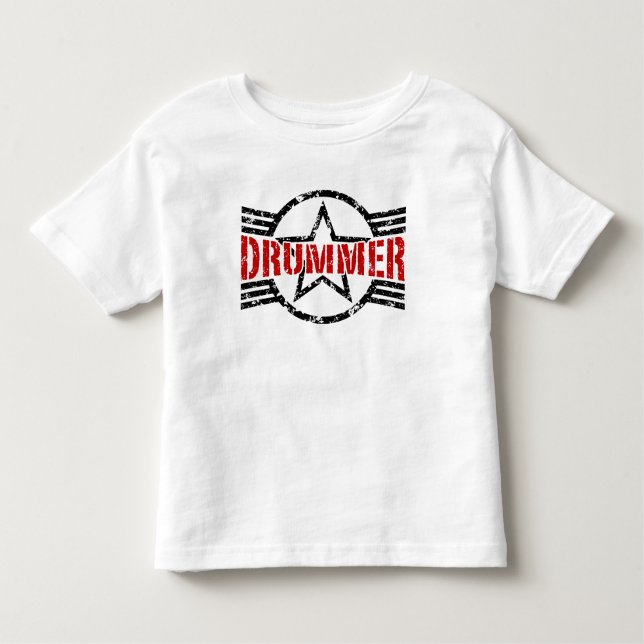T-shirt Pour Les Tous Petits Batteur (Devant)