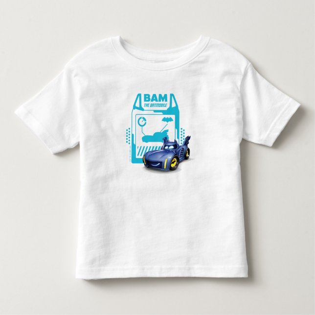 T-shirt Pour Les Tous Petits Batwheel™ Bam - Batmobile (Devant)