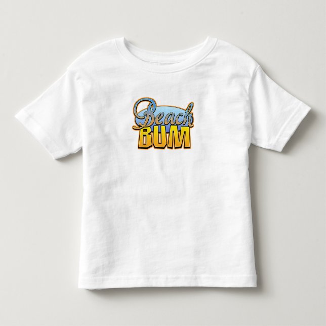 T-shirt Pour Les Tous Petits Beach Bum (Devant)