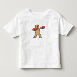 T-shirt Pour Les Tous Petits Bear as Boxer at Boxer & Hip hop Dance Dab