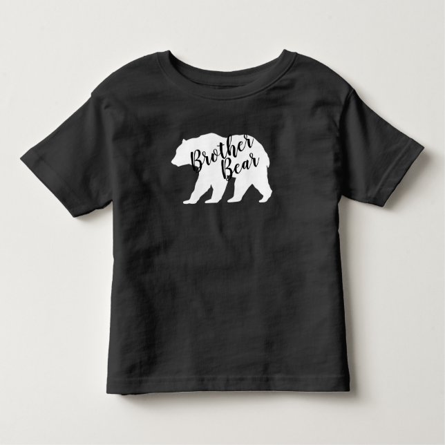 T-shirt Pour Les Tous Petits Bear Baby shower Woodland Lodge (Devant)