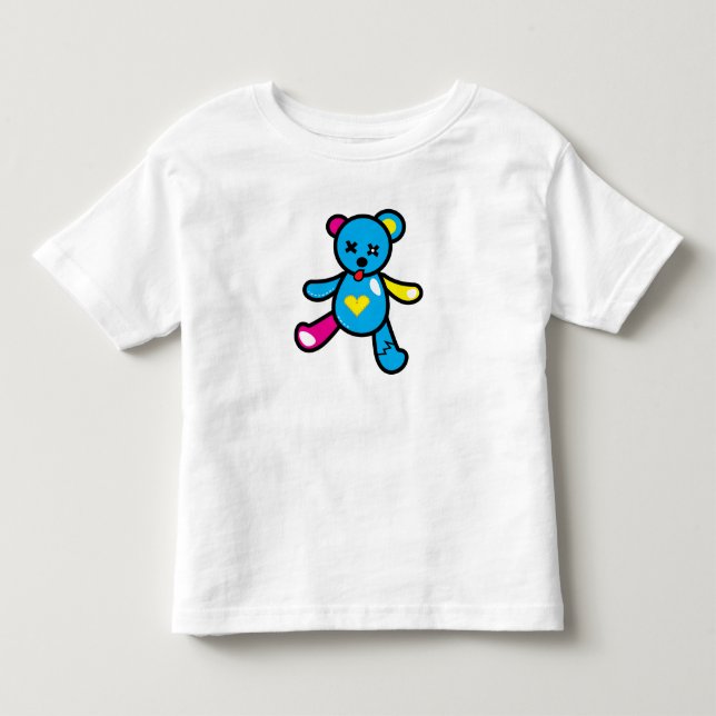 T-shirt Pour Les Tous Petits Bear Friend Blue (Devant)