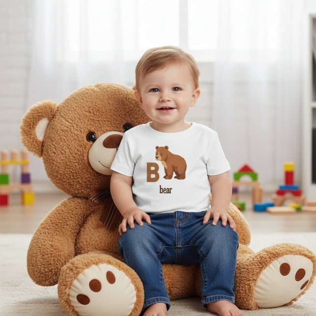 T-shirt Pour Les Tous Petits Bear Hug Toddler Tee (Créateur téléchargé)