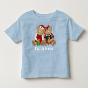 T-shirt Pour Les Tous Petits Beary Joyeux Noël paire