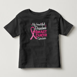 T-shirt Pour Les Tous Petits Beau survivant de cancer du sein de grand-maman