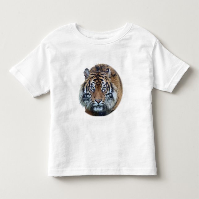 T-shirt Pour Les Tous Petits Beautiful Bengal Tiger Face Photo (Devant)