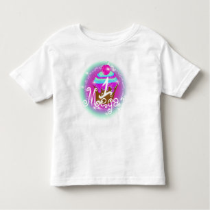 T-shirt Pour Les Tous Petits Bébé 1er anniversaire Airbrush Cupcake